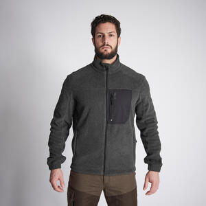 Fleecejacke 500 grau meliert