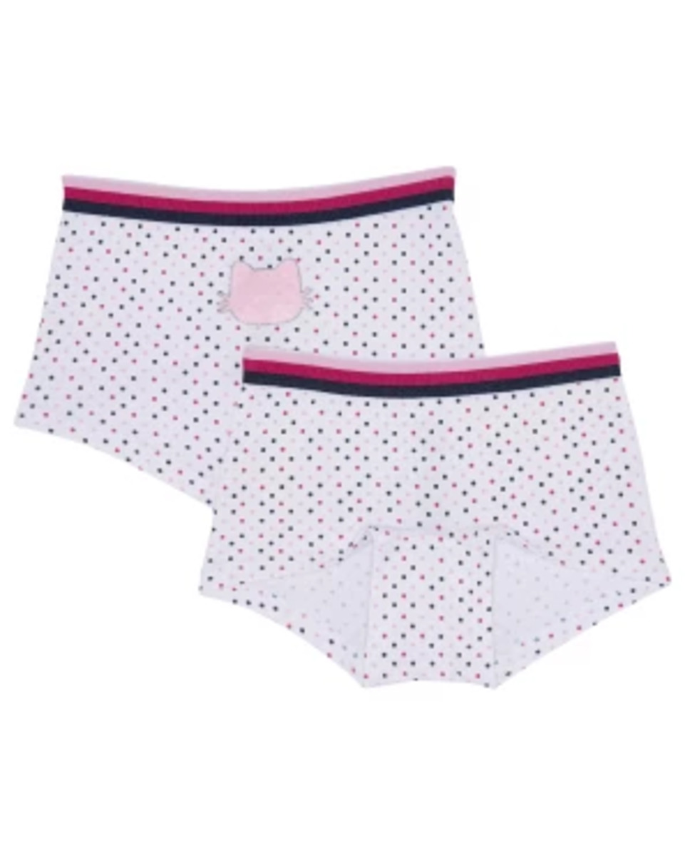 Bild 1 von Süße Pantys, 2er-Pack, verschiedene Designs, weiß