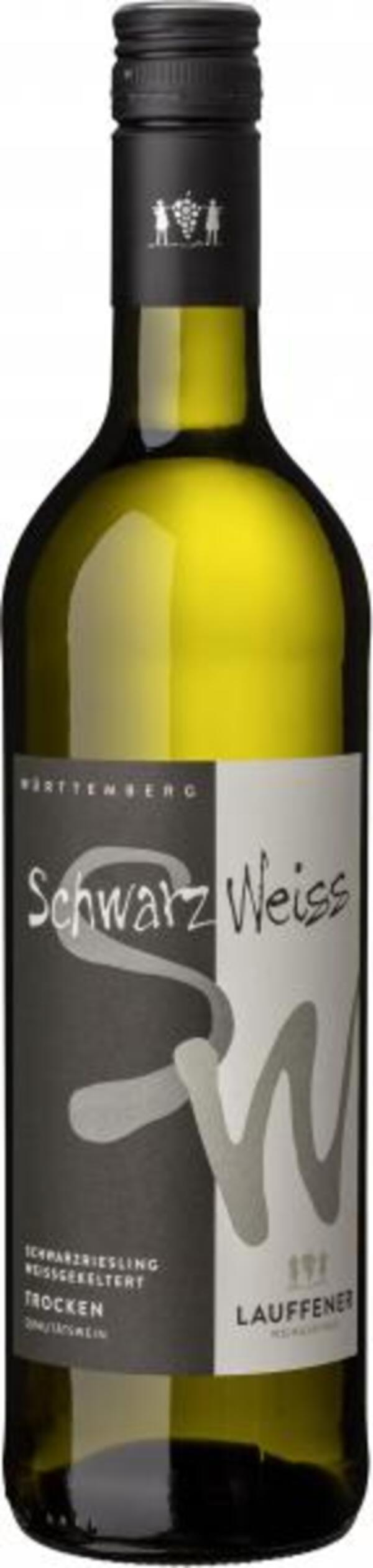 Bild 1 von Lauffener Weingärtner Schwarz/Weiss Schwarzriesling Weißwein trocken