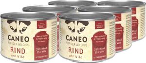 Caneo Ruf der Wildnis Rind und Wild getreidefrei