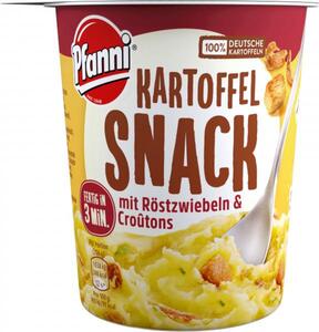 Pfanni Kartoffel Snack mit Röstzwiebeln & Croûtons