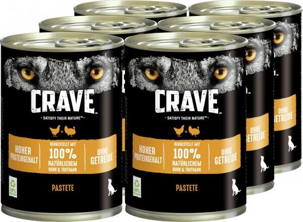 Bild 1 von Crave Hund Adult Pastete mit Huhn & Truthahn