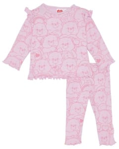 Care Bears Langarmshirt + Leggings, 2-tlg. Set, helllila