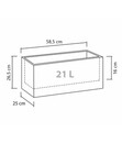 Bild 4 von Scheurich Kunststoff-Kasten C-Cube Long, rechteckig