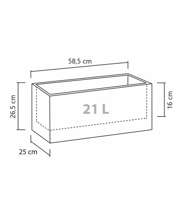 Bild 4 von Scheurich Kunststoff-Kasten C-Cube Long, rechteckig