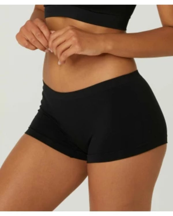 Bild 1 von Nahtlose Pantys, 2er-Pack, Ergee, schwarz