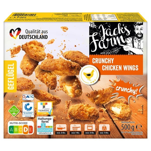 Bild 1 von JACK’S FARM Crunchy Chicken Wings 500 g