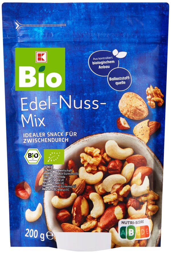 Bild 1 von K-BIO Bio-Edel-Nuss-Mix, 200-g-Packg.