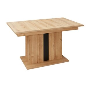 Esstisch Sonos II Tischplatte Altesche massiv gebürstet / Old Artisan Oak Melamin 140(190)x76x90 cm