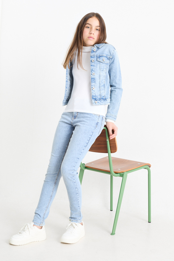 Bild 1 von C&A Skinny Jeans-LYCRA®, Blau, Größe: 128