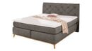 Bild 1 von Boxspringbett 180 x 200 cm grau H3/H4 - HERMINE - MIX