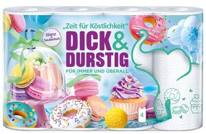 DICK & DURSTIG Küchentücher, 4 x 43 - 45 Blatt