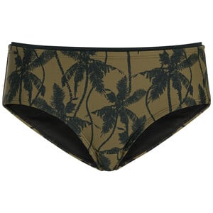 Damen Bikinipanty mit Palmen-Muster OLIV