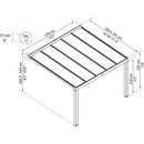 Bild 3 von Palram - Canopia Terrassenüberdachung Stockholm 3,4 m x 3,7 m