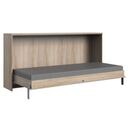 Bild 1 von Wandklappbett Juist horizontal Eiche Sägerau NB 212x105x43 cm