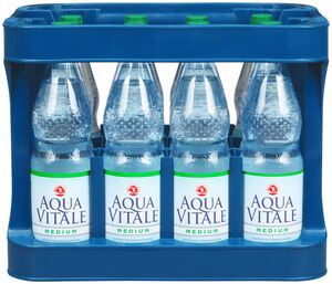 AQUA VITALE Mineralwasser, Ka. 12 x 1-l-PET-Fl.