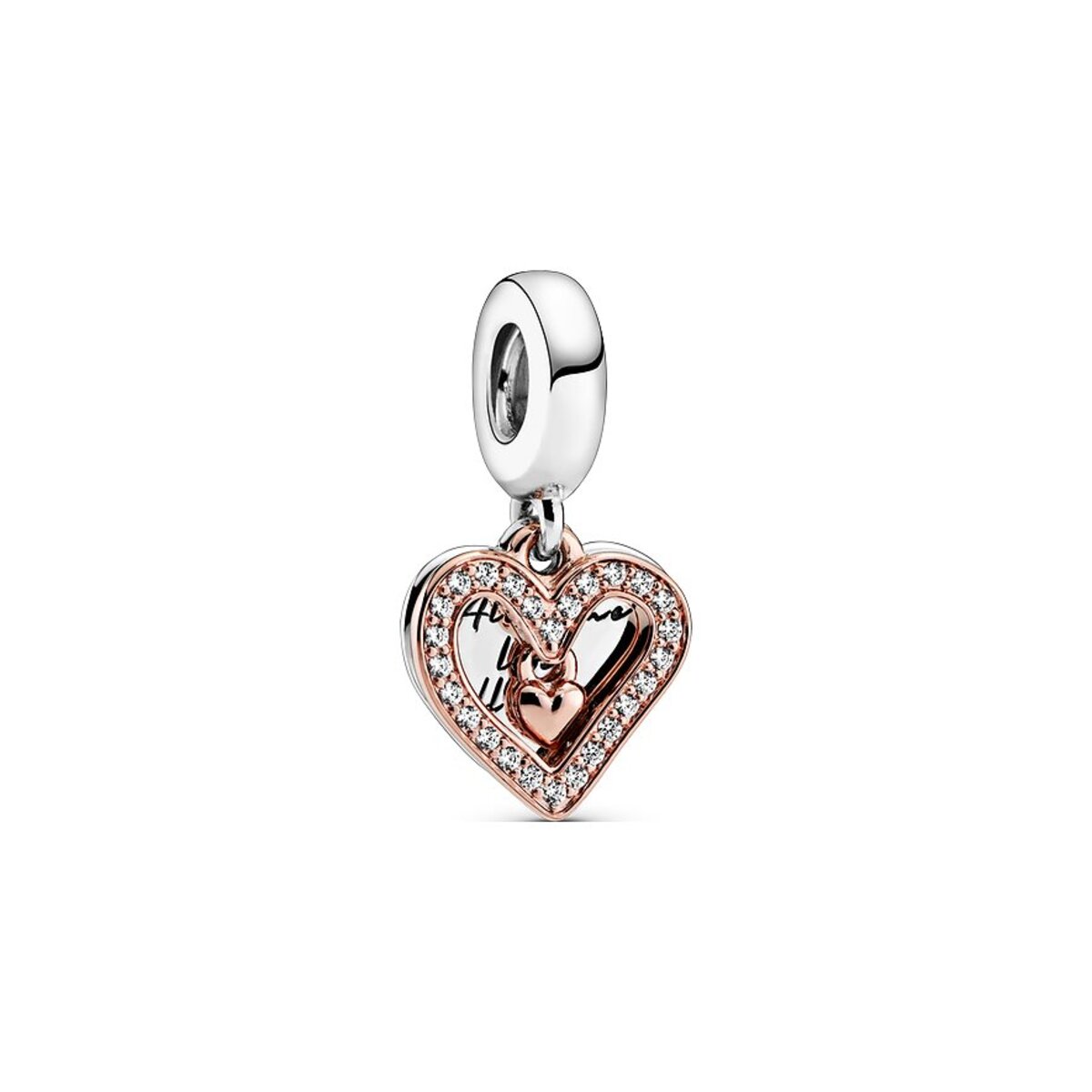 Bild 1 von Pandora Charm Moments Funkelndes Freihand-Herz 788693C01