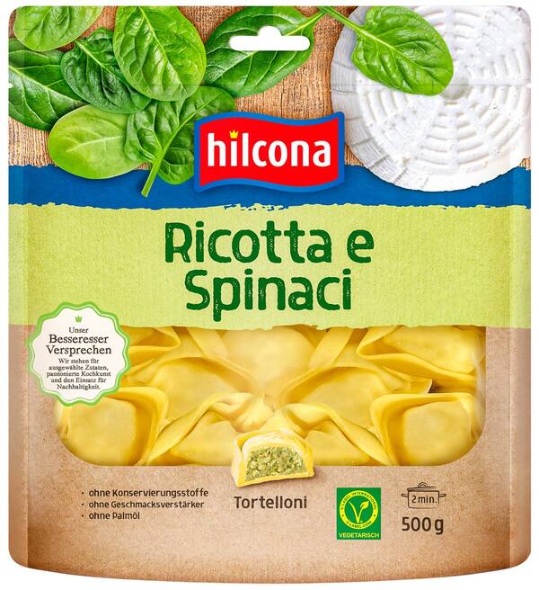 Bild 1 von HILCONA Tortelloni, 500-g-Packg.