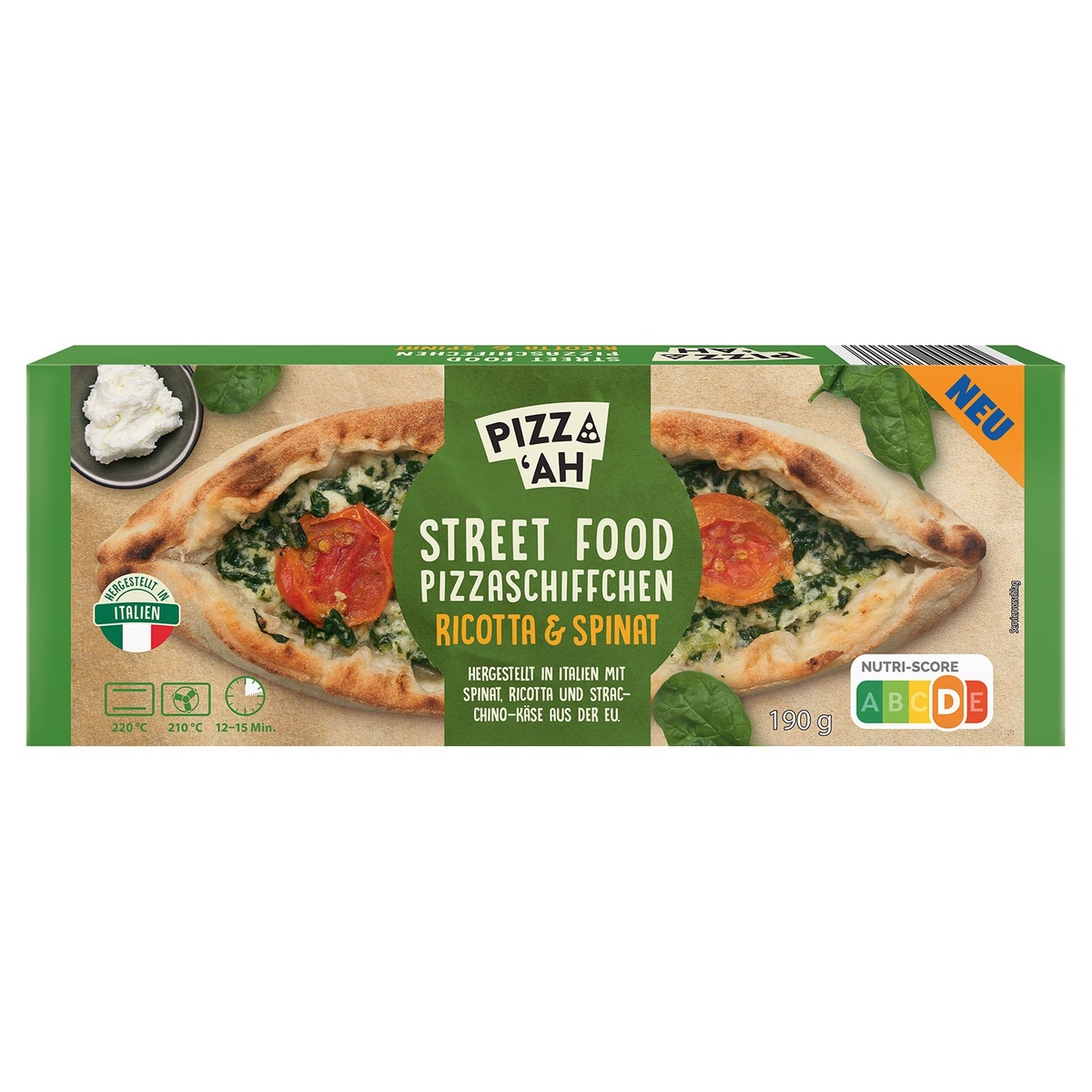 Bild 2 von PIZZ’AH Streetfood-Pizzaschiffchen 190 g