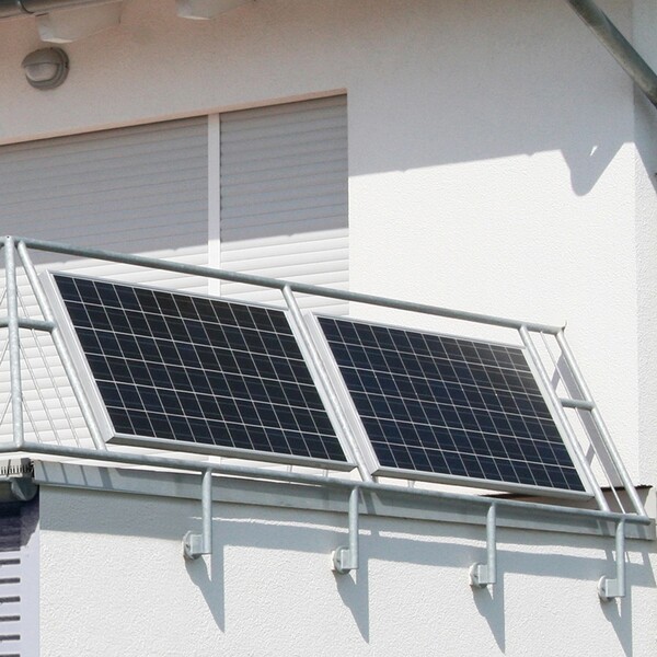 Bild 1 von Absaar Balkonkraftwerk 600 W / 800 W (2x 410 W Solarpanel) Premium