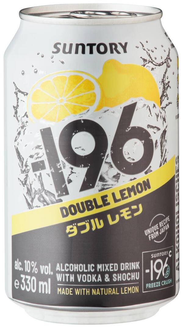 Bild 1 von SUNTORY -196 Double Lemon, 0,33-l-Dose