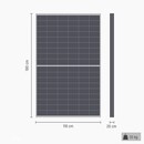 Bild 2 von Absaar Balkonkraftwerk 600 W / 800 W (2x 410 W Solarpanel) Premium