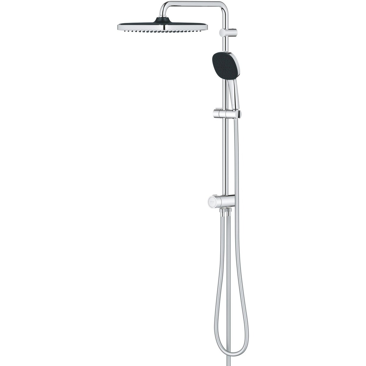 Bild 3 von Grohe Brausegarnitur Vitalio Comfort 250 Flex Chrom Eckig Kopf- & Handbrause