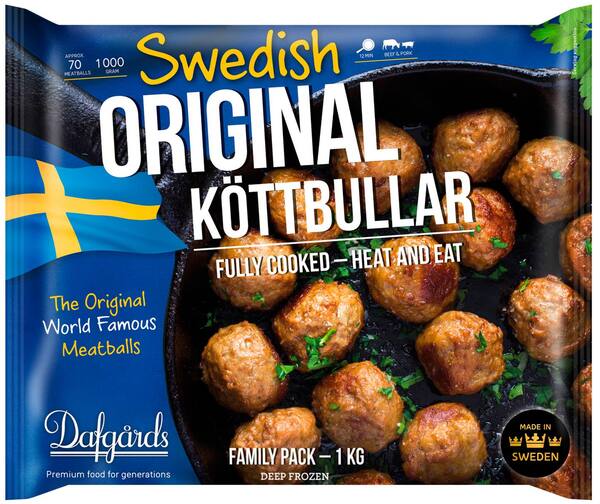 Bild 1 von DAFGARDS Köttbullar oder Falafel, 1-kg-Packg.