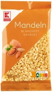 K-CLASSIC Blanchierte Mandeln, versch. Sorten, 100-g-Packg.