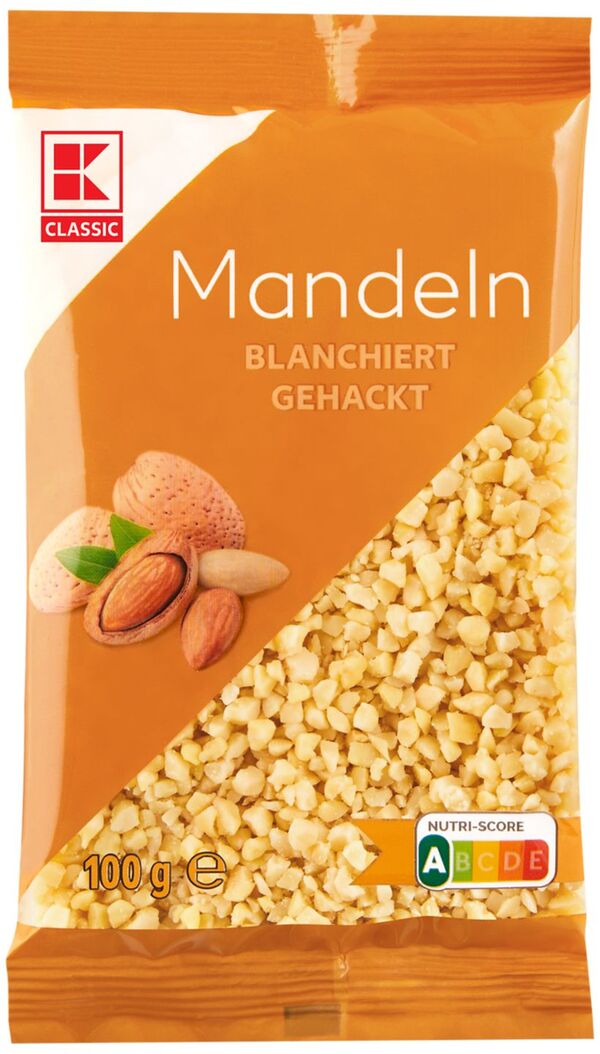 Bild 1 von K-CLASSIC Blanchierte Mandeln, versch. Sorten, 100-g-Packg.