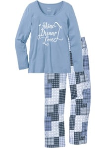 Pyjama, 36/38, Blau