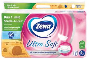 ZEWA Toilettenpapier Ultra Soft, Packg. = 8 x 150 Blatt