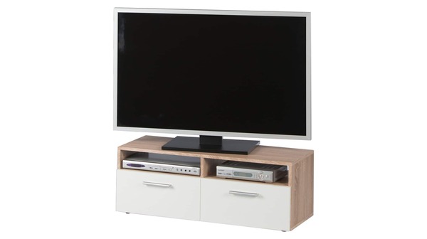 Bild 1 von TV-Lowboard Artisan Eiche - weiß - 95 cm - RANA