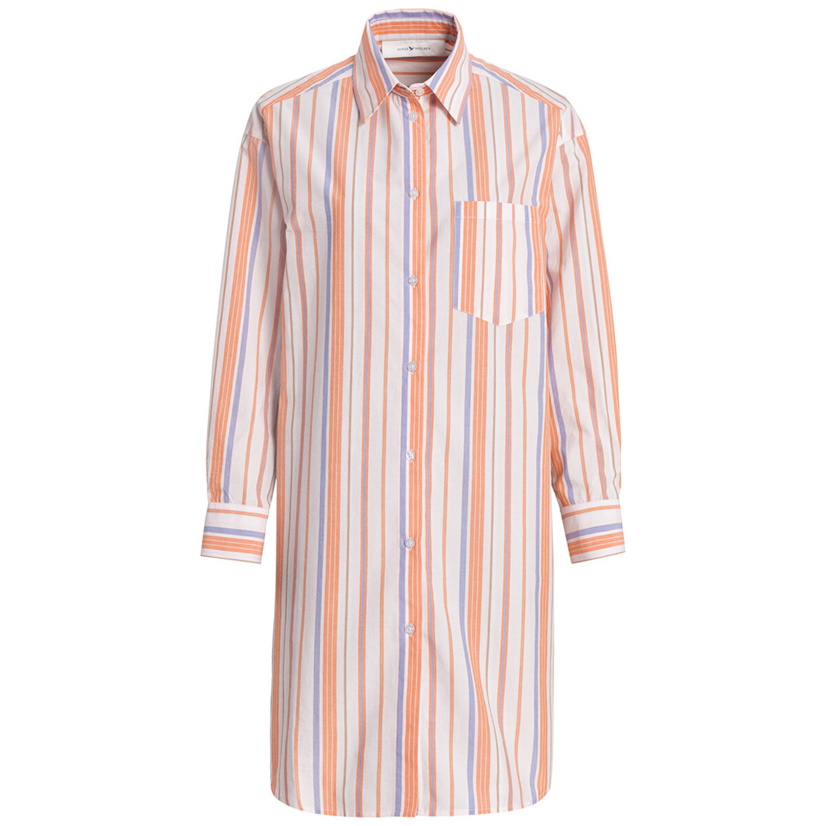 Bild 1 von Damen Hemdbluse mit Streifen ZARTROSA / ORANGE