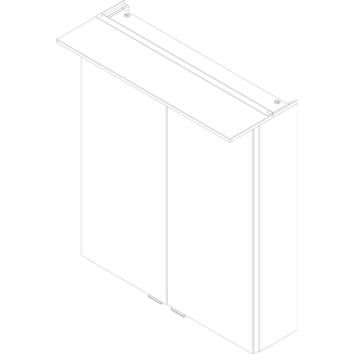 Bild 2 von Fackelmann Spiegelschrank B.Perfekt Asteiche 60 cm mit Softclose Türen