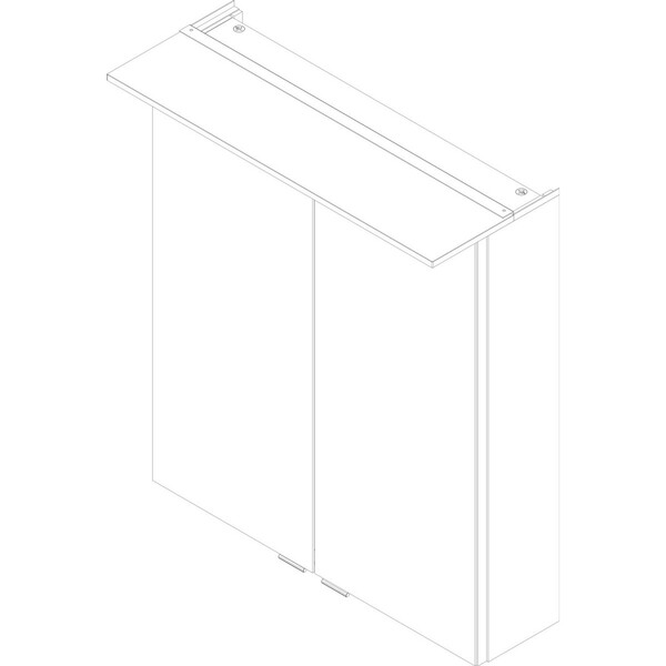 Bild 2 von Fackelmann Spiegelschrank B.Perfekt Asteiche 60 cm mit Softclose Türen