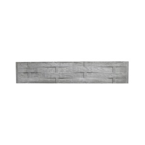 Betonzaun-Platte Flecht 200 cm x 38,5 cm x 3 cm