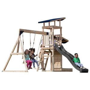 AXI Spielturm Malik grau B/H/L: ca. 345x270x336 cm