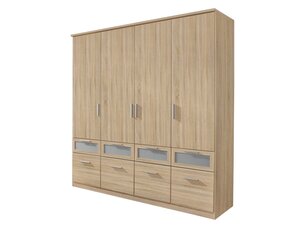 Kleiderschrank Sonoma Eiche 181 cm 4-türig - BOCHUM