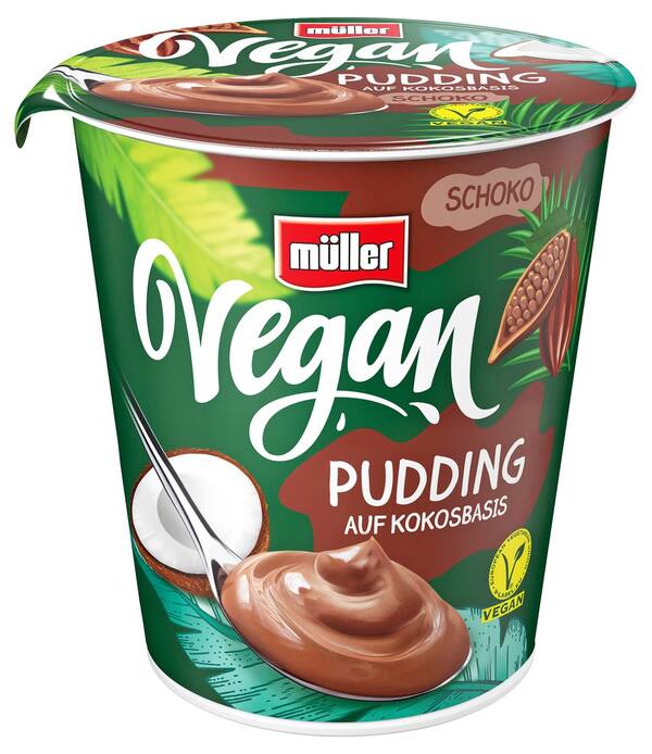 Bild 1 von MÜLLER Veganer Pudding oder Mousse, 140 - 300-g-Becher/-Packg.