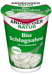 ANDECHSER NATUR Bioland Schlagsahne, 200-g-Becher