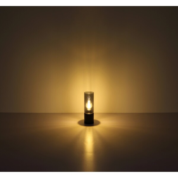 Bild 4 von Globo Pendelleuchte Annika 1-flammig Schwarz matt-Rauchfarben 100 x 1525 mm