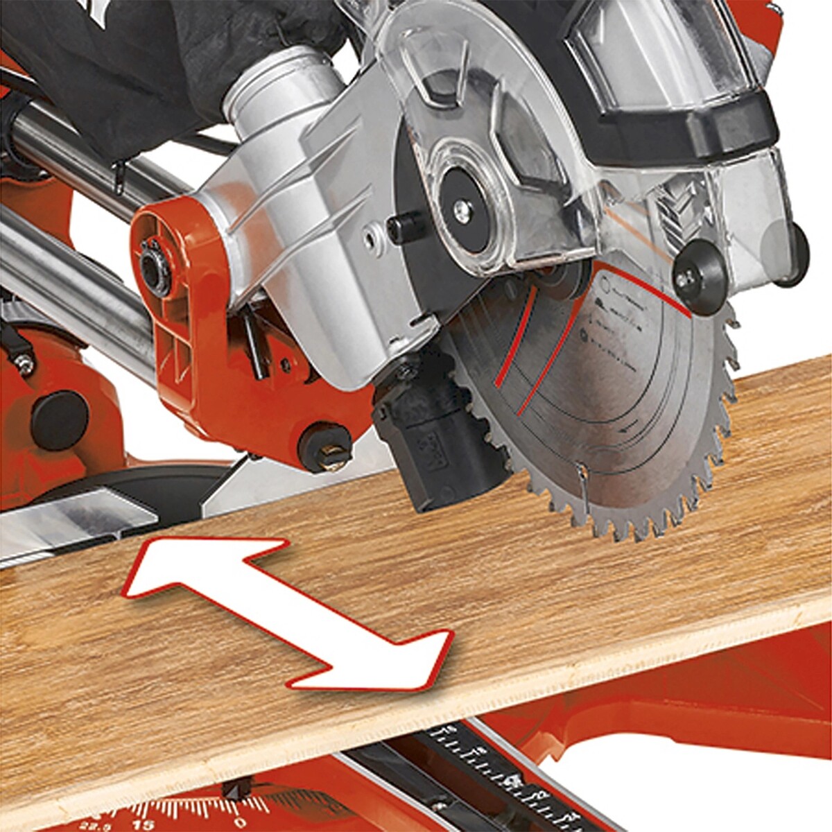 Bild 3 von Einhell Zug-Kapp-Gehrungssäge TC-SM 2131/1 Dual