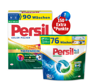 150 Extra°Punkte beim Kauf von Persil Universal 4 in 1 Discs oder Persil Color Pulver*