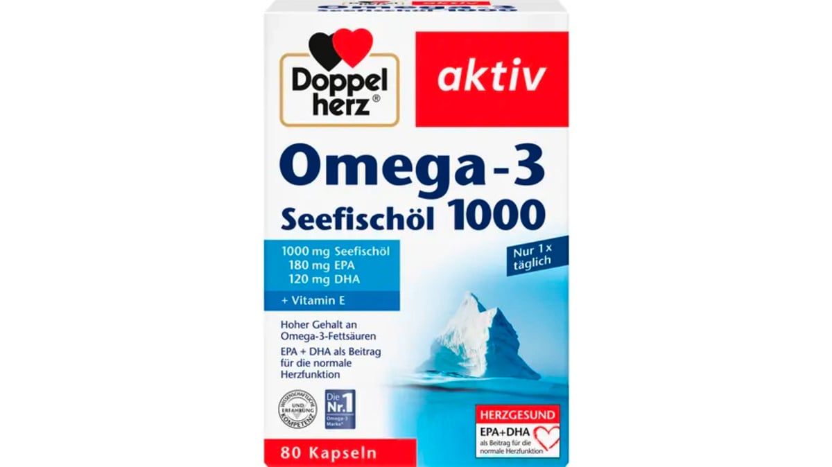 Bild 1 von Doppelherz Omega-3 Seefischöl 1000
