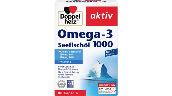 Bild 1 von Doppelherz Omega-3 Seefischöl 1000