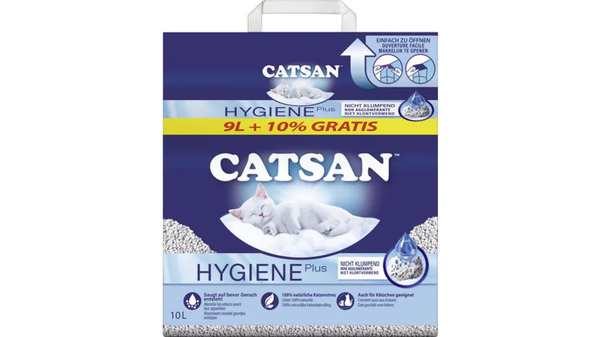 Bild 1 von CATSAN™ Hygiene Plus Katzenstreu 9l