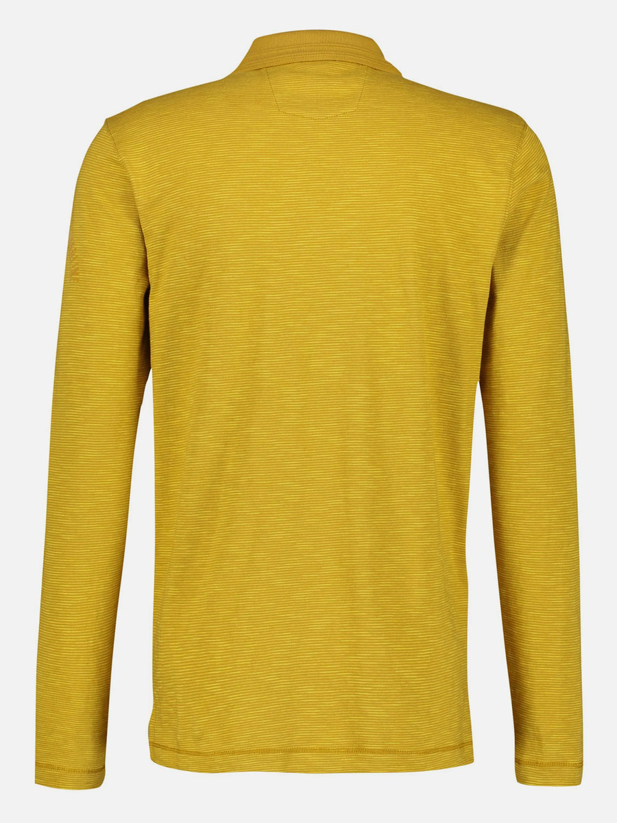 Bild 2 von Herren langarm Polohemd Gelb