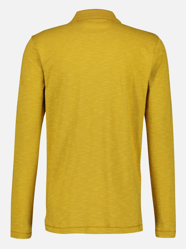 Bild 2 von Herren langarm Polohemd Gelb