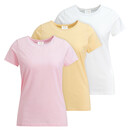 Bild 1 von 3 Damen T-Shirts im Set ROSA / GELB / WEISS